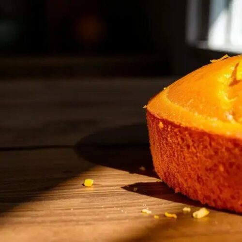 Bolo de laranja fofinho e saudável, fácil para o café 1 Bolo de laranja