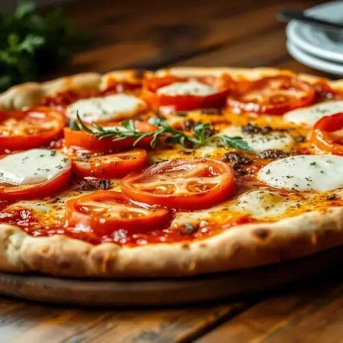 Pizza de mussarela: receita leve e fácil para seu jantar 1 Pizza de mussarela