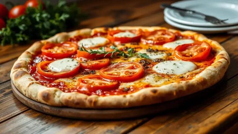 Pizza de mussarela: receita leve e fácil para seu jantar 2 Pizza de mussarela