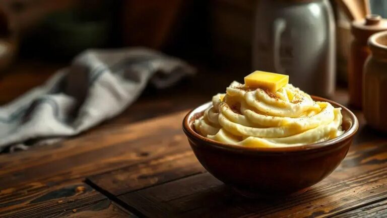 Purê de batatas cremoso