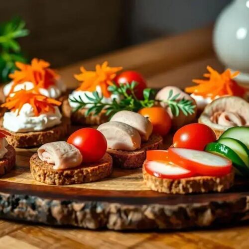 Canapés variados