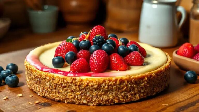 Cheesecake de frutas vermelhas
