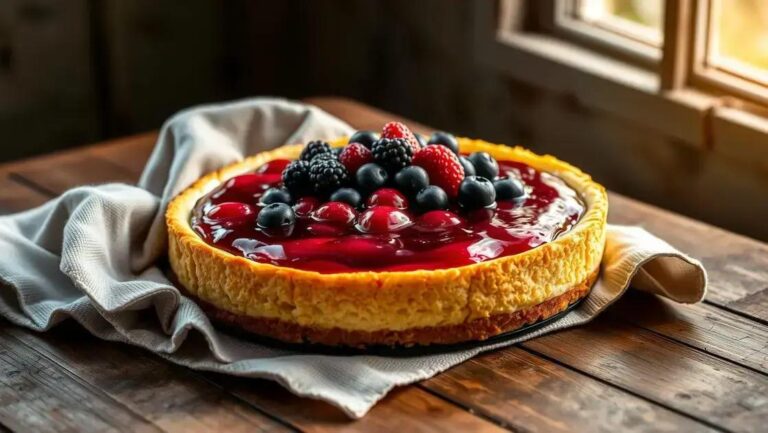 Receita de cheesecake de frutas vermelhas: como fazer fácil 2 Cheesecake de frutas vermelhas