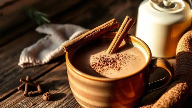 Chocolate quente cremoso