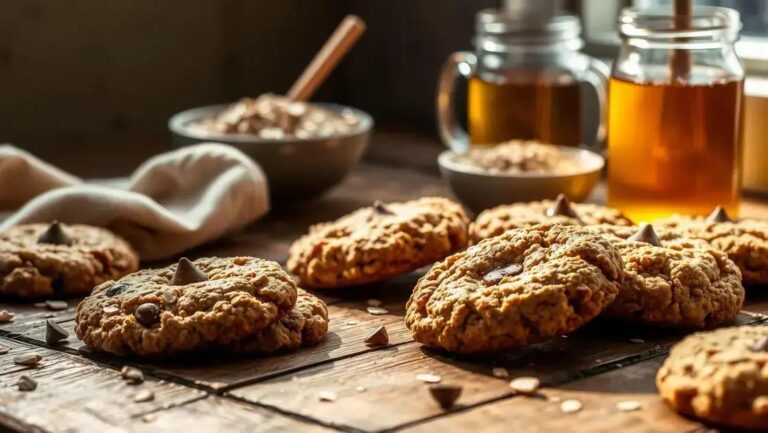 Cookie de aveia e mel