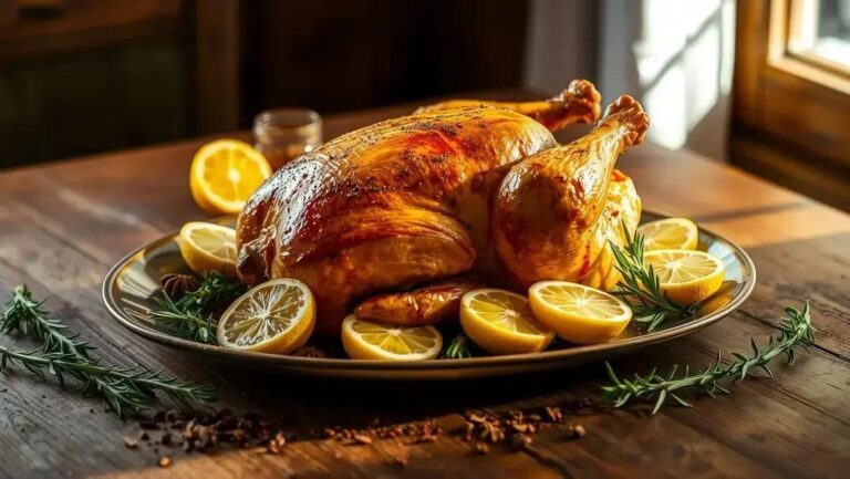 Receita de frango assado com limão: suculento e fácil de fazer 8 Frango assado com limão