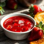 Geleia de morango caseira