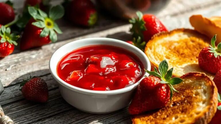 Receita de geleia de morango caseira: fácil e saudável 1 Geleia de morango caseira