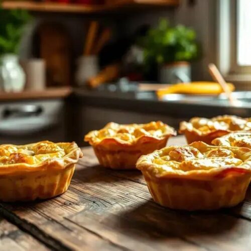 mini quiche de frango