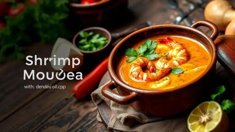Receita de moqueca de camarão com dendê fácil e deliciosa 7 Moqueca de camarão com dendê