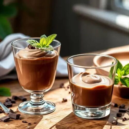 Mousse de chocolate vegano