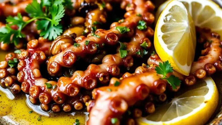 Receita de polvo ao alho e óleo: passo a passo simples 8 Polvo ao alho e óleo