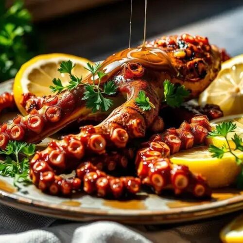 Receita de polvo grelhado fácil e suculento, passo a passo 1 Polvo grelhado