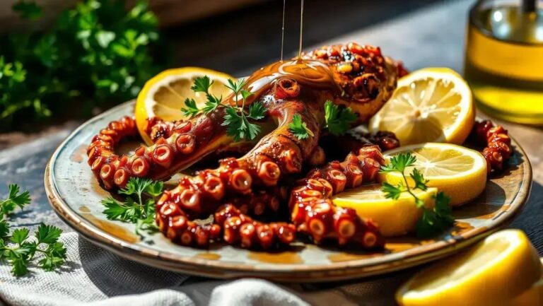 Receita de polvo grelhado fácil e suculento, passo a passo 1 Polvo grelhado