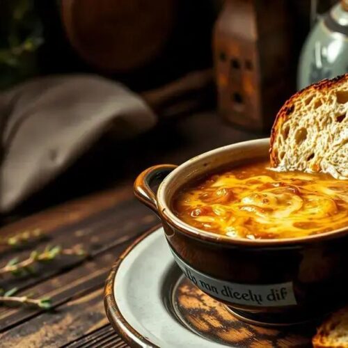 Sopa de cebola francesa
