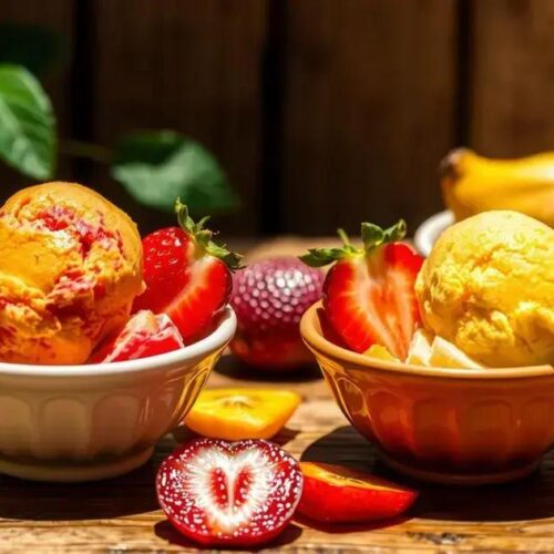 Sorvete de frutas caseiro: como fazer receita refrescante 1 sorvete de frutas caseiro