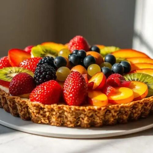 Receita de torta de frutas frescas irresistível e prática 1 torta de frutas frescas