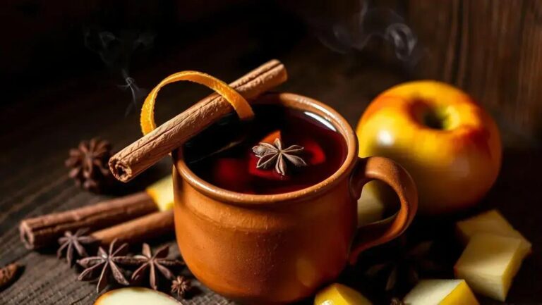 Receita de vinho quente com especiarias: como fazer em casa 1 Vinho quente com especiarias